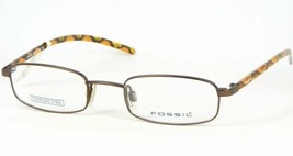FOSSIL ORACLE OF4008 200 BROWN EYEGLASSES GLASSES METAL FRAME 46-19-135mm - $39.60