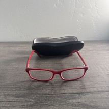 RAY-BAN RB 5080 2090 EYEGLASSES RED BLACK STRIPE FRAME ONLY 49-15-140 W/... - $19.87