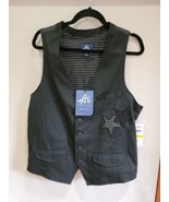 Authentic Icon By AMERICAN IDOL Business Vest AI Studded Star Design Siz... - £35.04 GBP