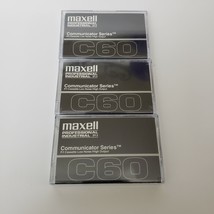 Maxell Professional Industrial Communicator Series P/1 Cassette Tapes Low Noise - £15.44 GBP