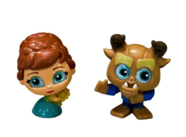 Disney DOORABLES Series 7 Figures The Beast - Beauty &amp; the Beast + Anna - Frozen - £4.56 GBP