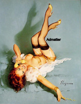 Gil Elvgren PIN-UP Girl Poster In Sexy Lingerie Calling You On The Phone! - $9.74