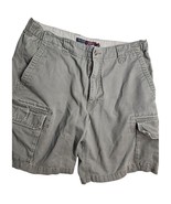 Quiksilver Silver Edition Men&#39;s Cargo Shorts Size 36 Gray - $13.44