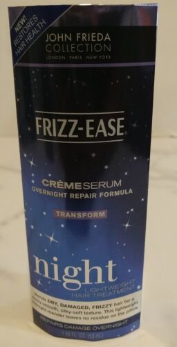 John Frieda Frizz Ease Overnight Repair Formula Creme Serum Night 1.69 Oz New - $29.99