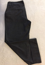 Anthropologie Elevenses Women Trouser Crop Pants Sz 4 Cuffed Belt-Loops No Belt - £19.17 GBP