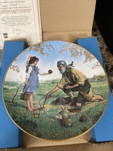 Johnny Appleseed First Edition American Folk Heroes Plate Series Crown Parian - £8.30 GBP