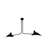 AUTHENTIC Serge MUILLE Two Arm Black Ceiling Light E12 NEW IN BOX - €1.273,81 EUR
