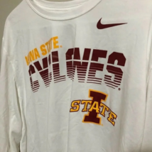 NWT nike Men&#39;s S/small Iowa State Cyclones Icon dri-fit long sleeve tee t-Shirt - £18.71 GBP
