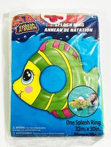 Splash N Swim 32&quot; Green Fish Pool Ring Float (Brand New Sealed) - £7.75 GBP