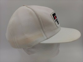 Farm Bureau Vintage White Trucker Hat Cap Adjust Snap Mesh Back Swingster - £9.59 GBP