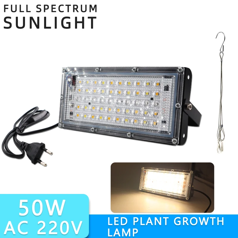 Phytolamp For Plants Light 300W EU  Led Grow Light Phyto Lamp Full Spectrum Bulb - £137.66 GBP