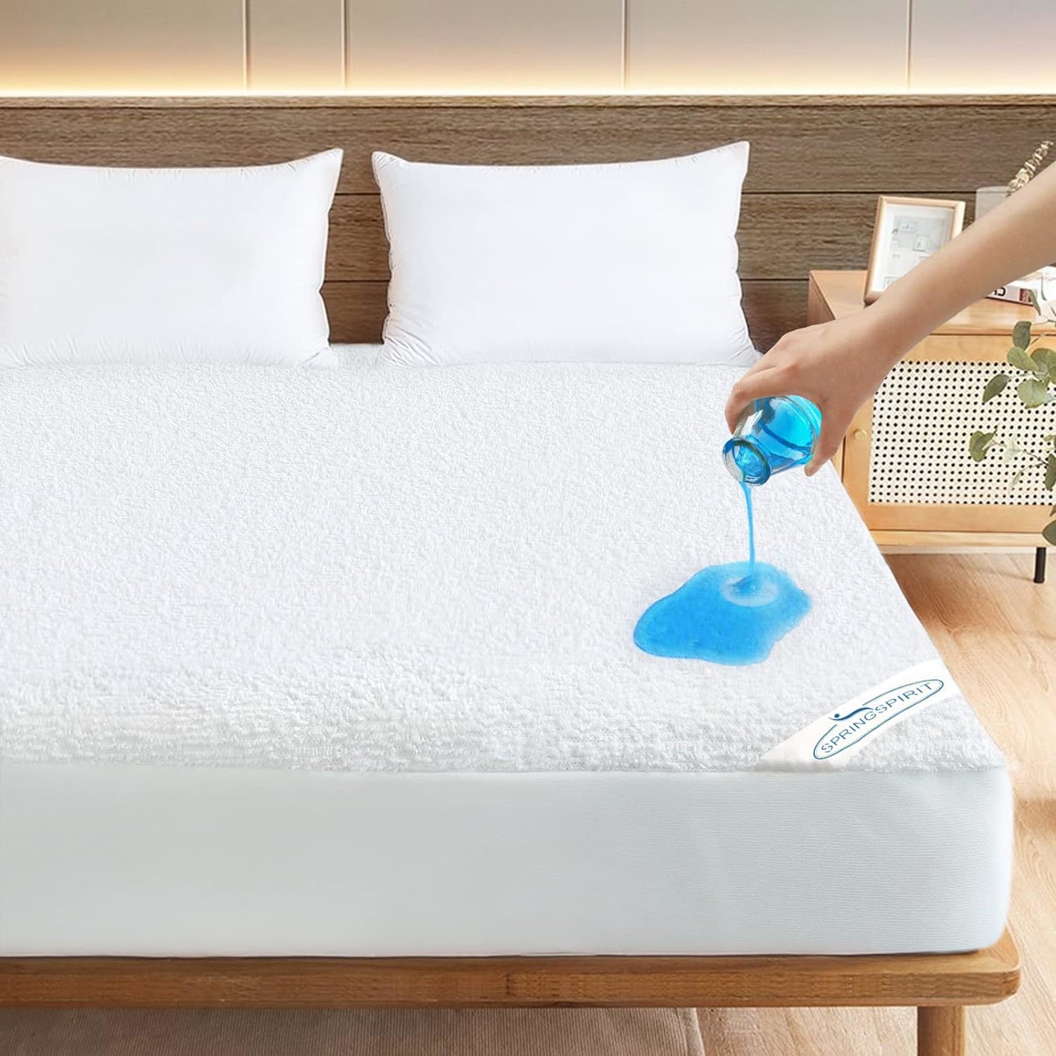 -14&#39;&#39; Depth Terry Super Soft And Breathable Full Size Mattress Protector - $29.96
