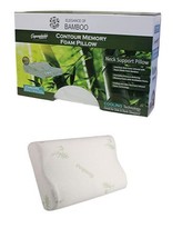 Elegance of Bamboo Memory Foam Contour Pillow w/ Cooling Technology Neck Support - £23.48 GBP