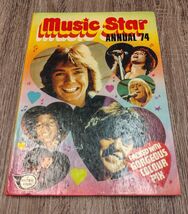 Vintage Music Star Annual 1974 David Cassidy Michael Jackson Fleetway Po... - $16.99