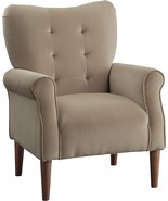 Lexicon Braylee Accent Chair, Brown - £222.56 GBP