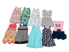 Set or 9 pre-own DRESSES girl&#39;s sz 6 Spring Summer Party Everyday Outfit Skirt - £27.70 GBP