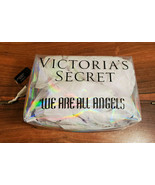 VICTORIA&#39;S SECRET WE ARE ANGELS CLEAR IRIDESCENT MAKEUP TRAVEL BAG (NEW) - £11.59 GBP