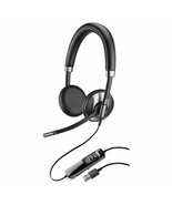 New Plantronics BLACKWIRE C725 Corded USB Black Headband Headsets Active... - $69.25 CAD