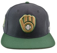 &#39;47 Milwaukee Brewers Team Color MLB Captain 2 Tone Snapback Hat - $26.55