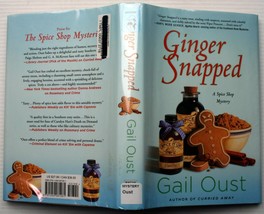 Gail Oust GINGER SNAPPED (Spice Shop #5) cozy mystery secret romance frame-up - £5.09 GBP