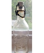 Vintage Citrate of Magnesia Clear Glass Apothecary Bottle Porcelain Stop... - £7.90 GBP
