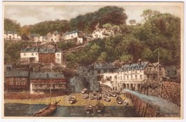 Postcard Clovelly From The Quay Red Lion Hotel Devon England UK - £3.87 GBP