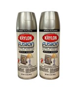 Krylon Fusion for Plastic Aerosol Spray Paint Nickel Metallic Shimmer NEW - £29.75 GBP