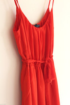 NWT French Connection Sexy Fifi Fleur Strappy Sierra Orange Belted Dress... - £84.92 GBP