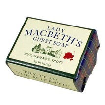 Lady Macbeth's Guest Hand Soap Bar Out Damned Spot! Try It In The Macbath! NEW - $3.99