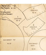 1913 Mary Frances Sewing Pattern Doll Sun Bonnet Leggings Jane Boyer Art... - $742.27 MXN