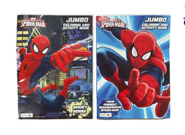 Spider-man Coloring &amp; Activity Book Set (2 Books ~ 96 pgs each) by Marvel Comics - £15.87 GBP