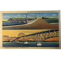Vtg Postcard, 120, Grand Island North Bridge, Niagara Falls, NY - £7.98 GBP