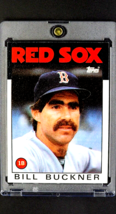 1986 Topps #443 Bill Buckner Boston Red Sox Baseball Card - $1.18