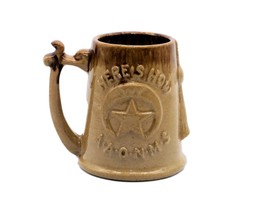 Almost antique Campbell &amp; Canada Potteries Masonic beer stein. Here&#39;s How AAONMS - £57.55 GBP
