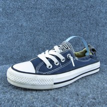 Converse Shoreline Women Sneaker Shoes Blue Fabric Slip On Size 5.5 Medium - £19.78 GBP