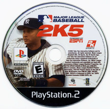 Major League Baseball 2K5 Sony PlayStation 2 PS2 Video Game DISC ONLY sports - £4.45 GBP