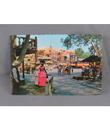 Vintage Postcard - Morning in Calico Square Knott&#39;s Berry Farm -Continen... - £11.80 GBP