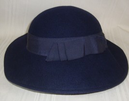 Sonni San Francisco Blue 100% Wool Hat Vintage Lancaster Made in USA - £31.00 GBP