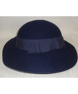 Sonni San Francisco Blue 100% Wool Hat Vintage Lancaster Made in USA - $39.59
