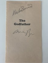 Mario Puzo and Marlon Brando The Godfather signed book page. GFA Authenticated - £435.02 GBP