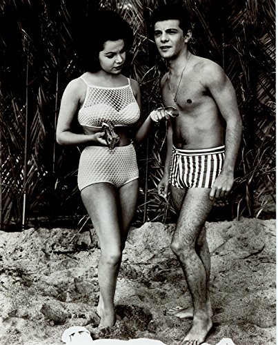 Annette Funicello Leggy Frankie Avalon Shirtless 8x10 Photo #U2162 - $6.85