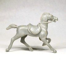 Cohn Bergen-Style Gray Running Horse Vintage 1950s Hard Plastic Western ... - €8,23 EUR