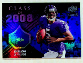 2008 Upper Deck Icons Class of 2008 Joe Flacco #CO19 Blue Football Card #178/250 - £2.99 GBP