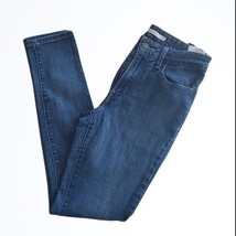 Levi&#39;s Women&#39;s 721 High Rise Skinny Blue Jeans Size 27 Waist 25 Inches Inseam 29 - £26.14 GBP