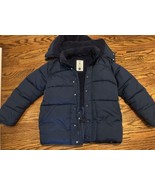 Gap Kids Boys Warmest Puffer Jacket size XL Navy Blue - £38.94 GBP