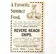 Boyd Bros Revere Beach Potato Chips 1897 Advertisement Victorian Snacks ADBN1A5 - $7.79