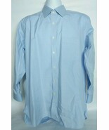 Charles Tyrwhitt Men&#39;s Classic Dress Shirt 16 1/2 42 Blue Plaid Long Sleeve - €22,36 EUR