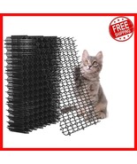 16-Pack Black Cat Scat Mat with Spikes - Effective Indoor &amp; Outdoor Dete... - $49.49