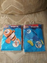 2 Splash N Swim Pool Floats Beach Water Toys Clownfish Blue Tang Fish Greenbrier - £13.39 GBP