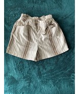 Time and Tru Women&#39;s Elastic Brown and White Striped  Shorts Size 10 - €7,23 EUR